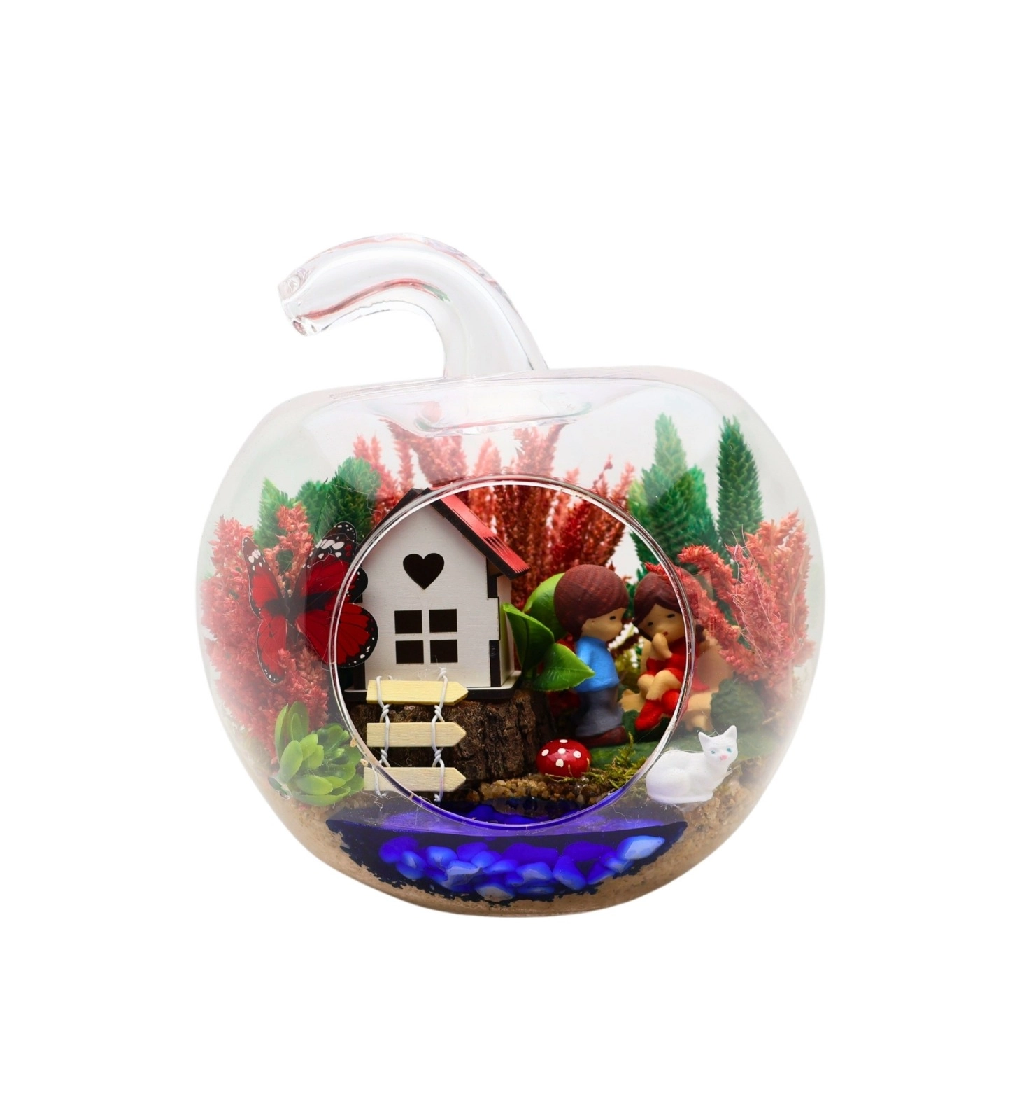 Eşinize Özel Dekoratif Küçük Elma Teraryum