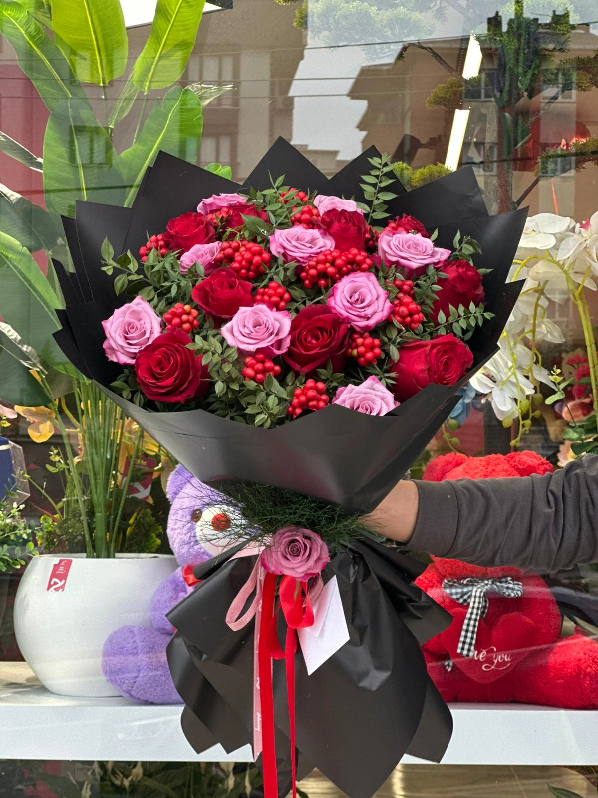 Büyük Güllü Kokina Buketi