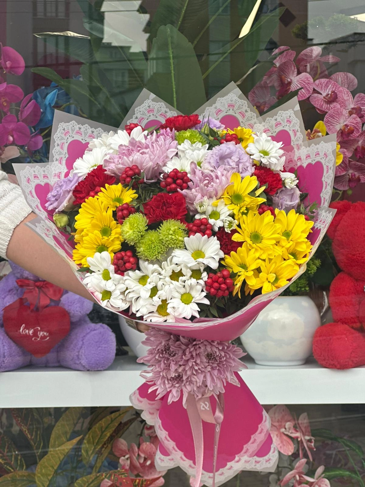 Kasımpatı Ve Kokina Buketi