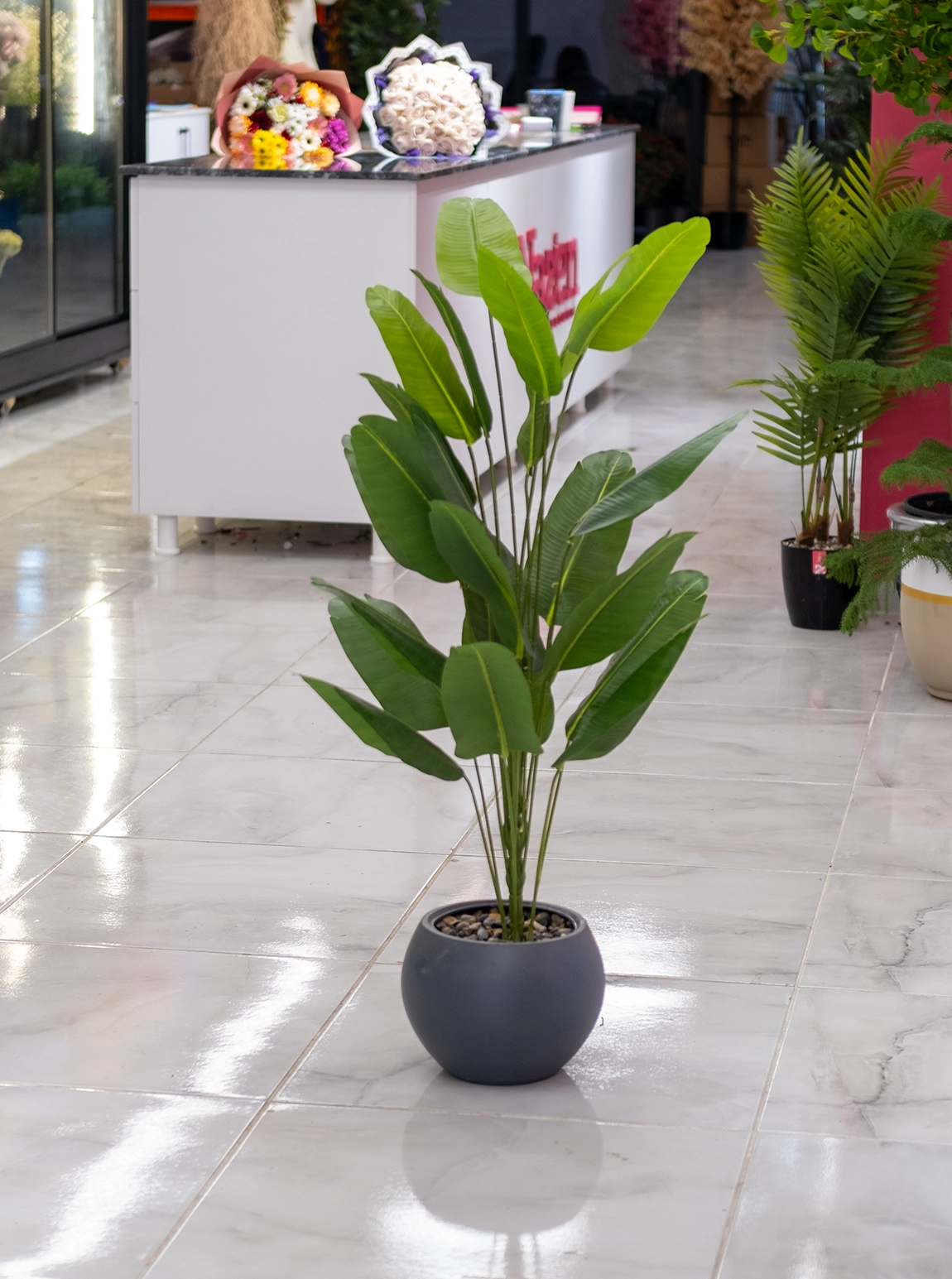 Saksıda Yapay Starliçe Ağaç  100 Cm 